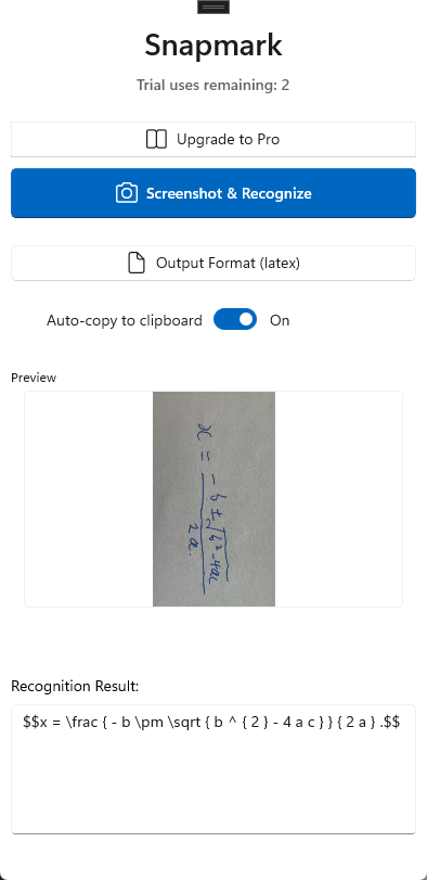 SnapMark 应用界面 2